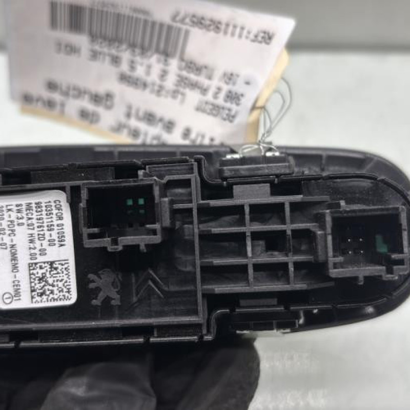 Interrupteur de leve vitre avant gauche PEUGEOT 308 2 Photo n°4