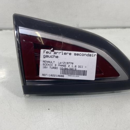 Feu arriere secondaire gauche (feux) RENAULT SCENIC 3 Photo n°1