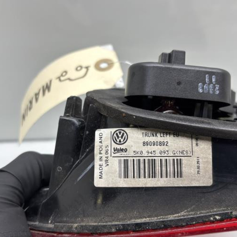 Feu arriere secondaire gauche (feux) VOLKSWAGEN GOLF 6 Photo n°4