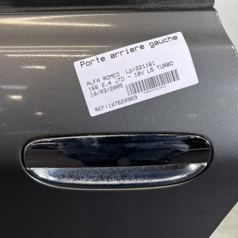 Porte arriere gauche ALFA ROMEO 166 Photo n°2