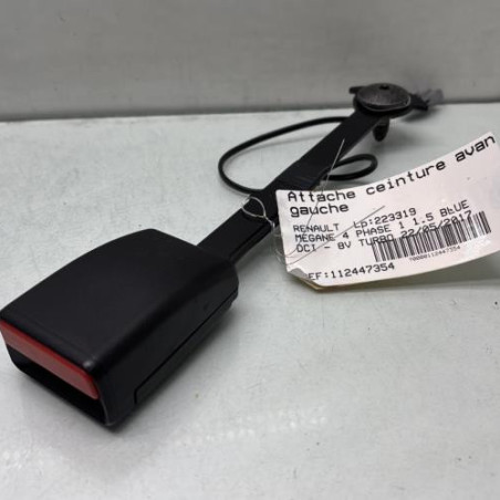 Attache ceinture avant gauche RENAULT MEGANE 4 Photo n°1