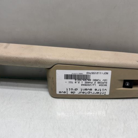 Interrupteur de leve vitre avant droit SKODA SUPERB 2 Photo n°1