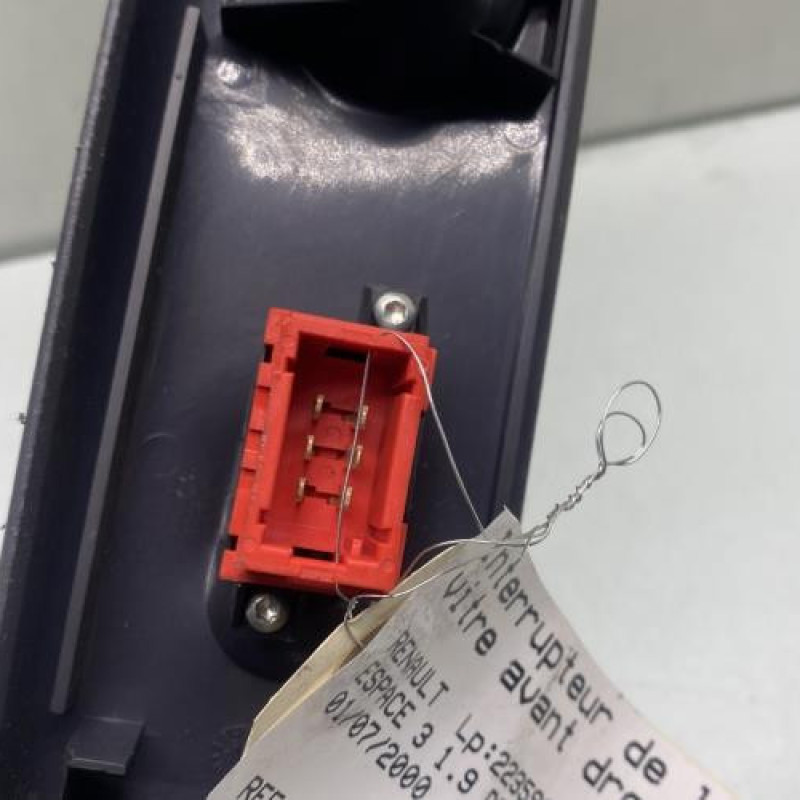 Interrupteur de leve vitre avant droit RENAULT ESPACE 3 Photo n°3