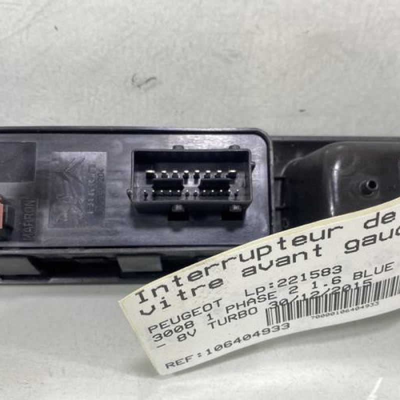 Interrupteur de leve vitre avant gauche PEUGEOT 3008 1 Photo n°1