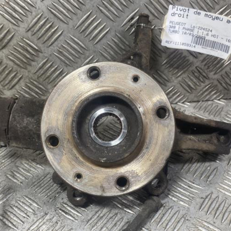 Pivot de moyeu avant droit PEUGEOT 308 1 Photo n°1