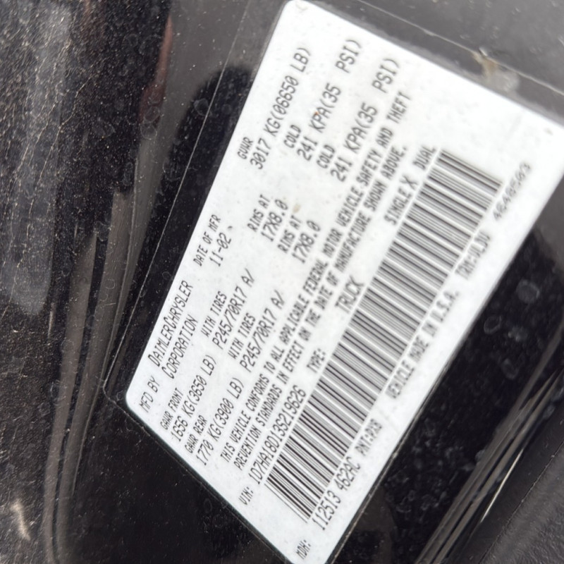 DODGE RAM 1500 3 5.7i - 16V V8 4X4 Photo n°12