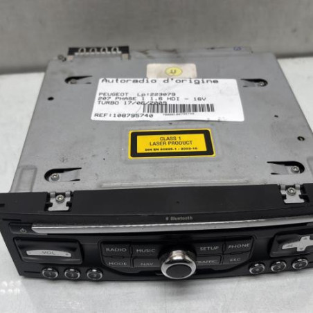 Autoradio d'origine PEUGEOT 207