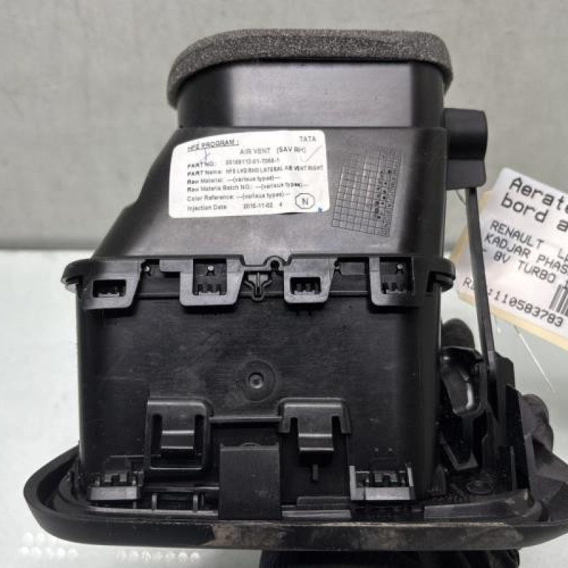 Aerateur tableau de bord avant droit RENAULT KADJAR Photo n°9