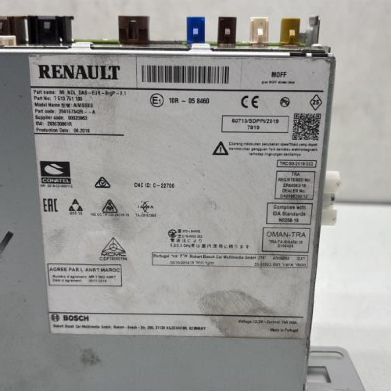 Autoradio d'origine RENAULT CLIO 5 Photo n°4