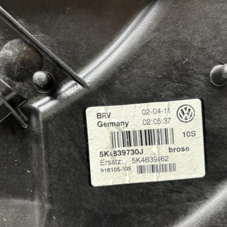 Leve vitre electrique arriere droit VOLKSWAGEN GOLF 6