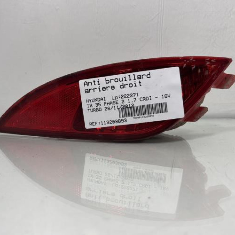 Anti brouillard arriere droit HYUNDAI IX 35 Photo n°1