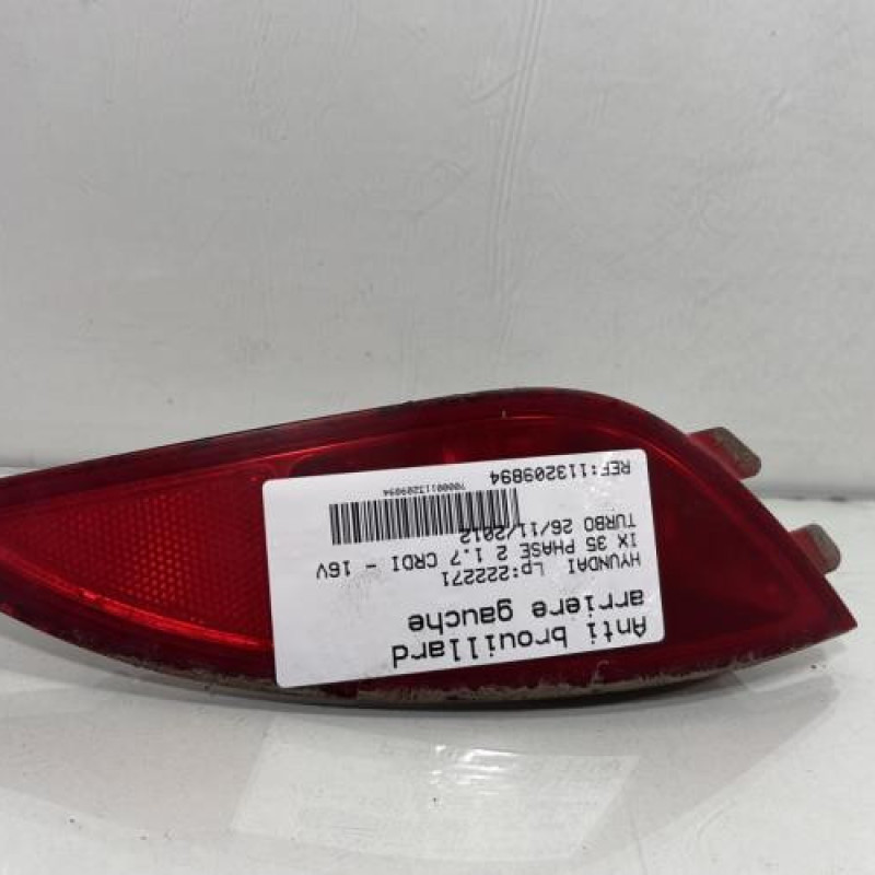 Anti brouillard arriere gauche HYUNDAI IX 35 Photo n°2