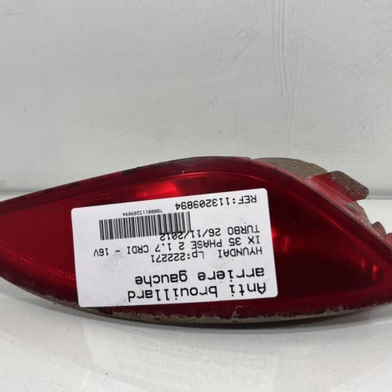 Anti brouillard arriere gauche HYUNDAI IX 35 Photo n°3