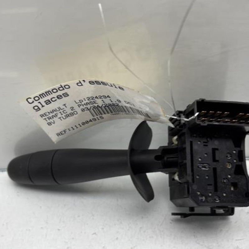 Commodo d'essuie glaces RENAULT TRAFIC 2 Photo n°3