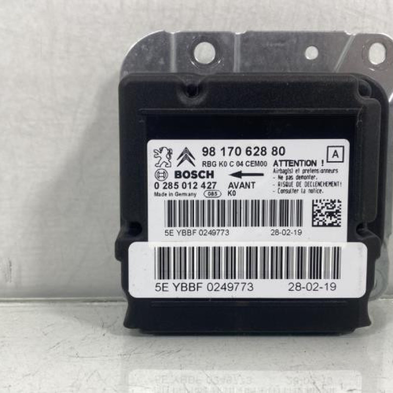 Boitier air bag CITROEN JUMPY 3 M Photo n°3