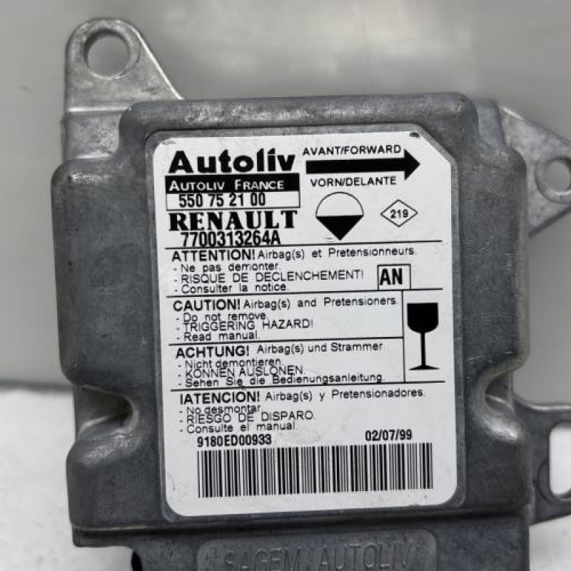 Boitier air bag RENAULT MASTER 2 Photo n°2