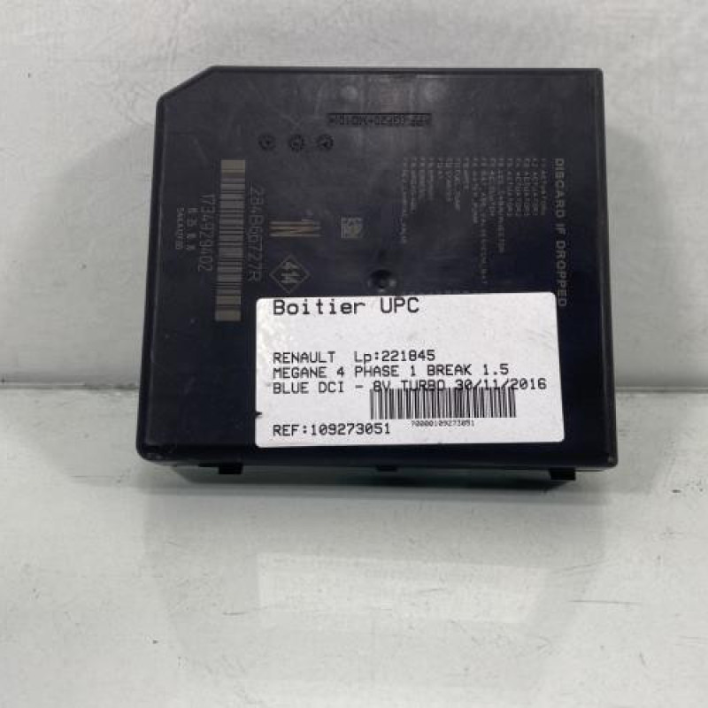 Boitier UPC RENAULT MEGANE 4 Photo n°1