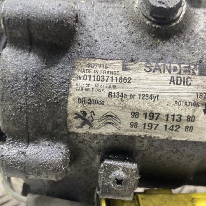 Compresseur clim CITROEN JUMPER 3 Photo n°3