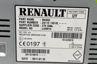 Autoradio d'origine RENAULT MEGANE 4