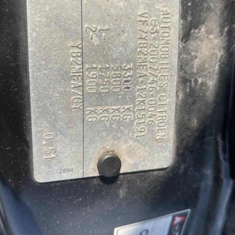 Poignee interieur porte laterale droite CITROEN JUMPER 3 Photo n°11