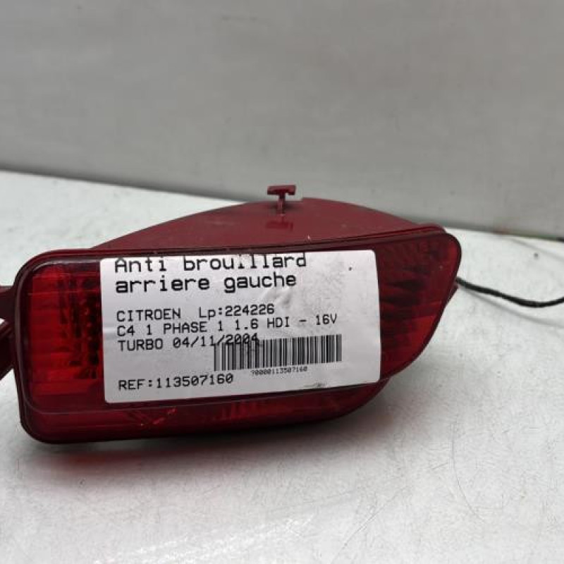 Anti brouillard arriere gauche CITROEN C4 1 Photo n°1