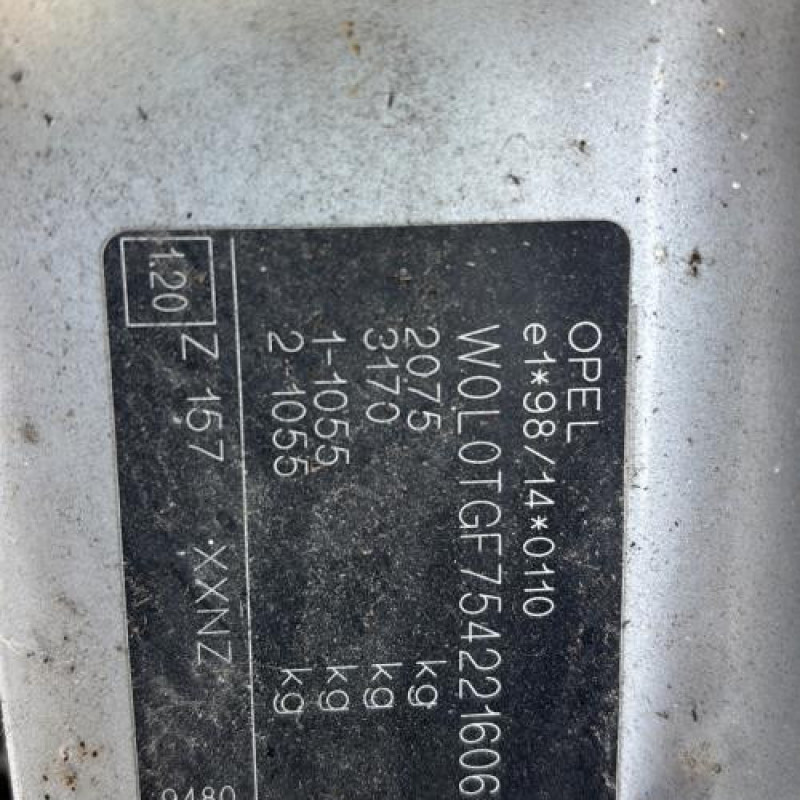 Renfort pare choc arriere (traverse) OPEL ZAFIRA A Photo n°17