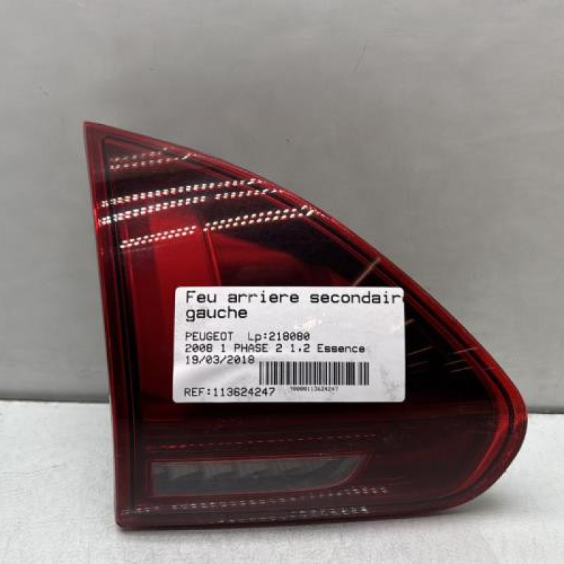 Feu arriere secondaire gauche (feux) PEUGEOT 2008 1 Photo n°1