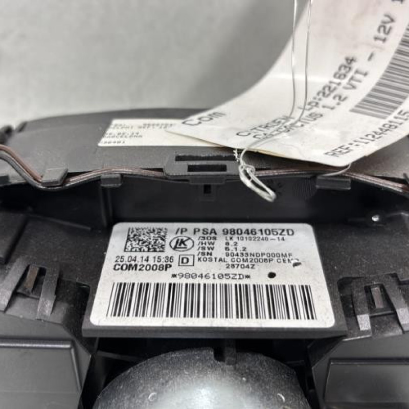 Com (Bloc Contacteur Tournant+Commodo Essuie Glace+Commodo Phare) CITROEN C4 CACTUS Photo n°6