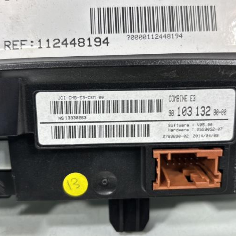 Compteur CITROEN C4 CACTUS Photo n°6