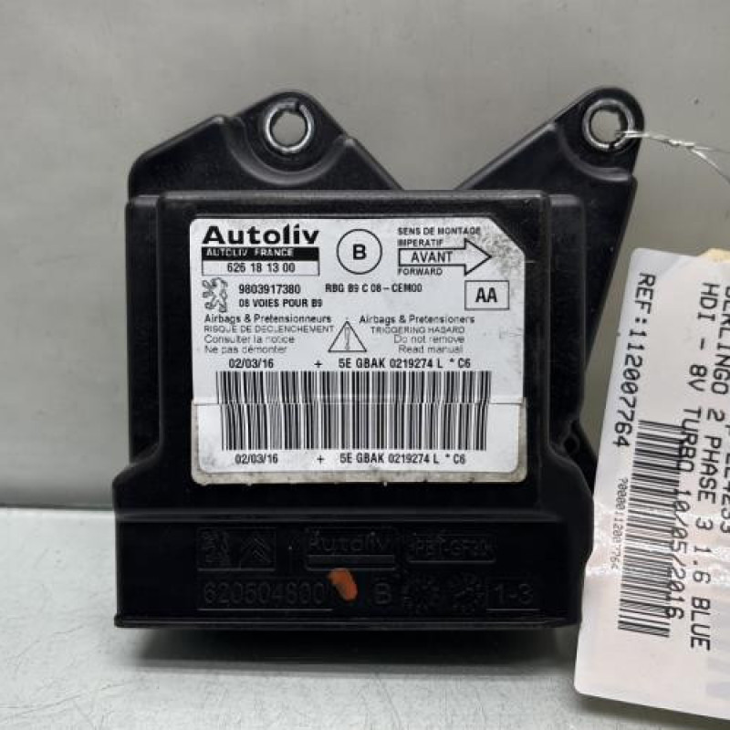 Boitier air bag CITROEN BERLINGO 2 Photo n°1