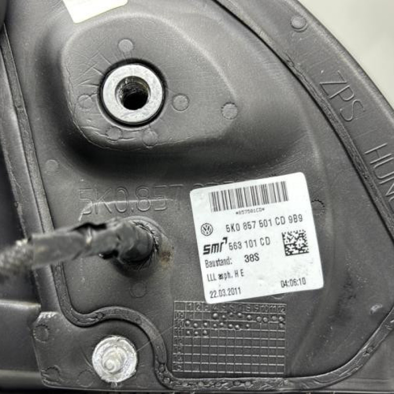 Retroviseur gauche VOLKSWAGEN GOLF 6 Photo n°3