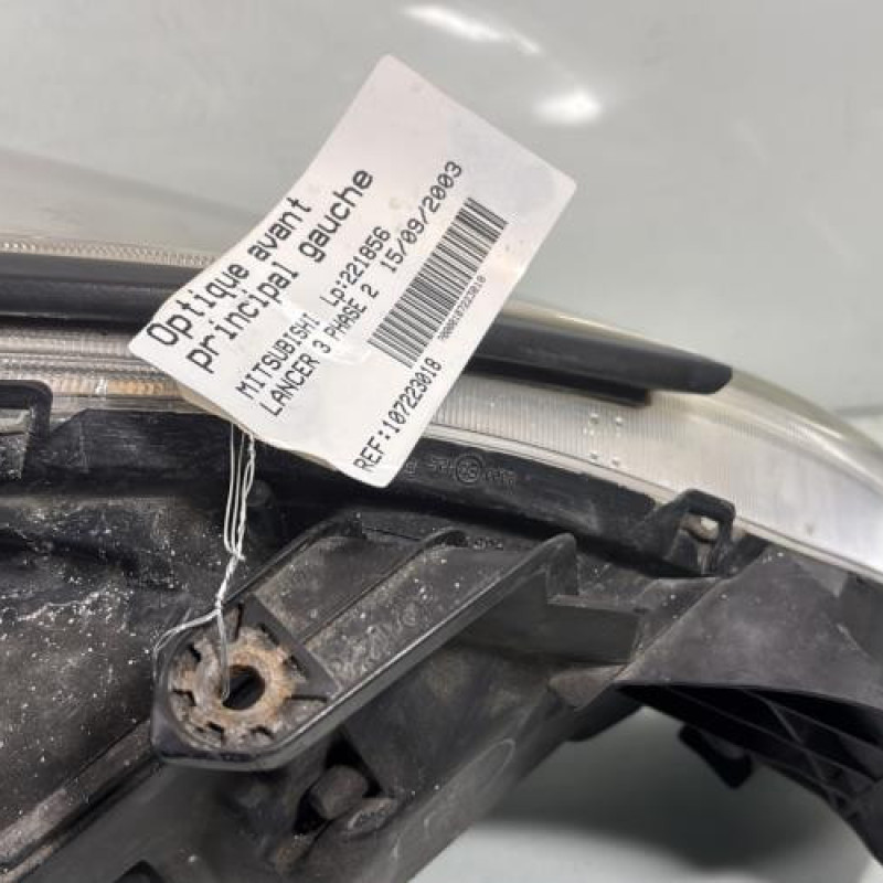 Optique avant principal gauche (feux)(phare) MITSUBISHI LANCER 3 Photo n°4
