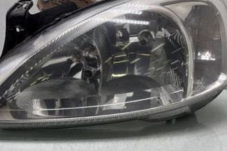 Optique avant principal gauche (feux)(phare) OPEL CORSA C Photo n°1