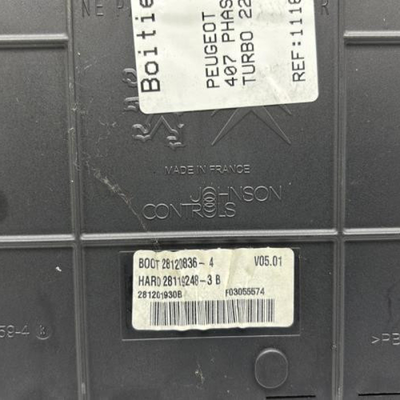 Boitier BSI PEUGEOT 407 Photo n°4