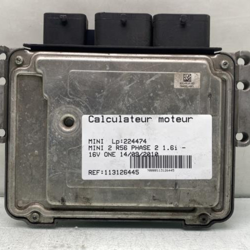 Calculateur moteur MINI MINI 2 R56 Photo n°3