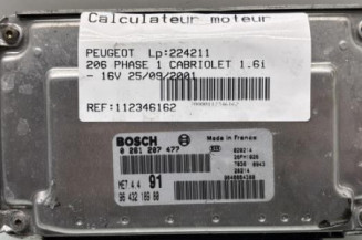 Calculateur moteur PEUGEOT 206