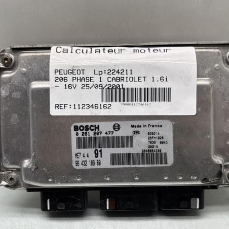 Calculateur moteur PEUGEOT 206
