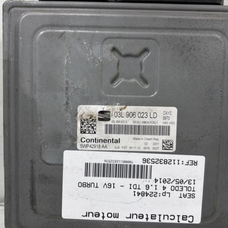 Calculateur moteur SEAT TOLEDO 4 Photo n°2
