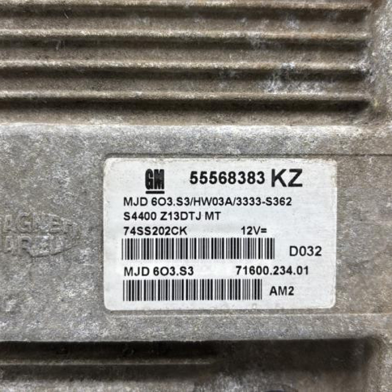 Calculateur moteur OPEL CORSA D Photo n°2