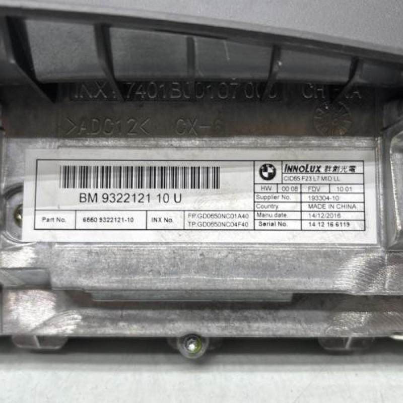 Ecran GPS BMW SERIE 1 F20 Photo n°4