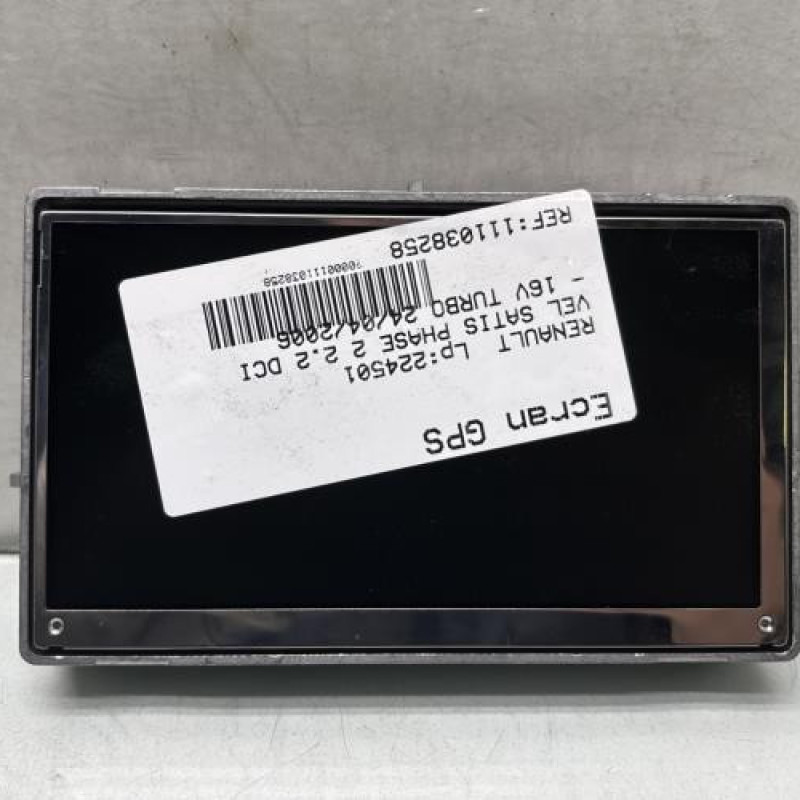 Ecran GPS RENAULT VEL SATIS Photo n°1