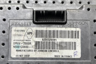 Ecran GPS RENAULT VEL SATIS