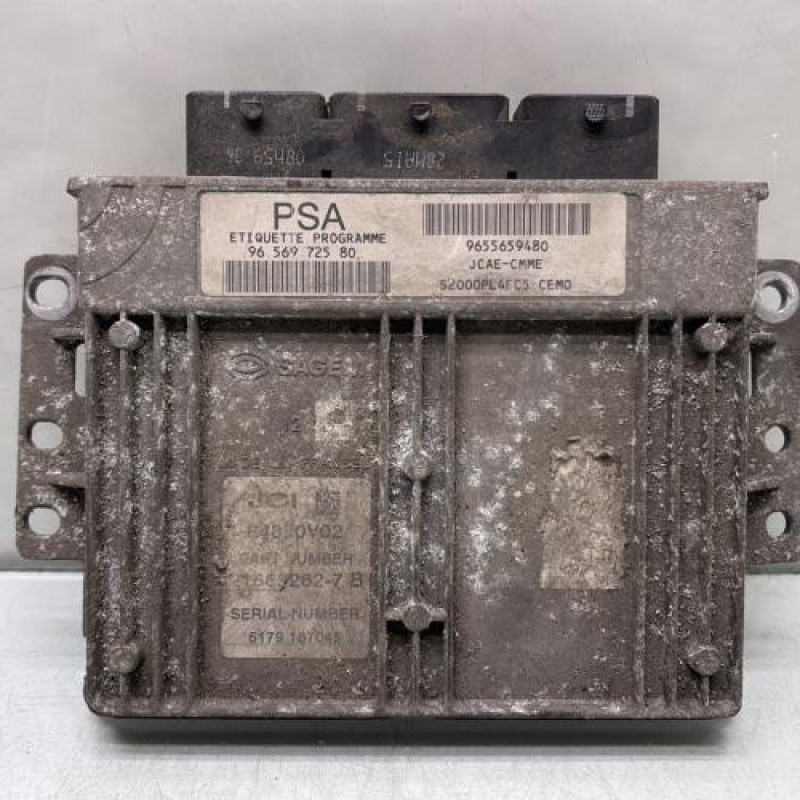 Calculateur moteur PEUGEOT 206 Photo n°1