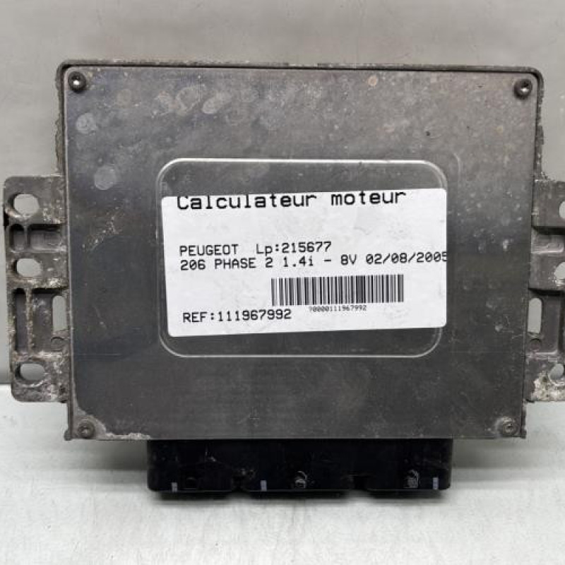 Calculateur moteur PEUGEOT 206 Photo n°4