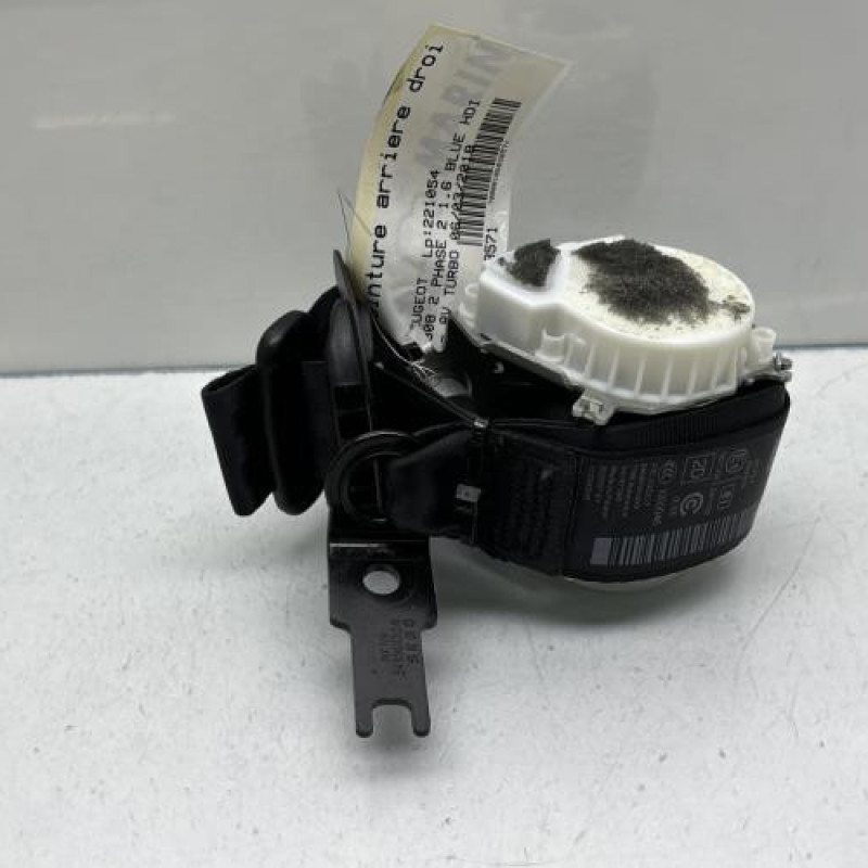 Ceinture arriere droit PEUGEOT 308 2 Photo n°1