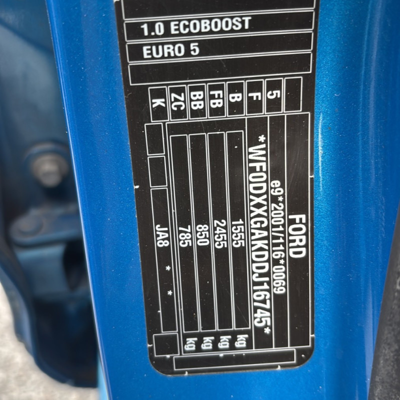FORD FIESTA 6 PHASE 2 1.0i - 12V TURBO Photo n°34