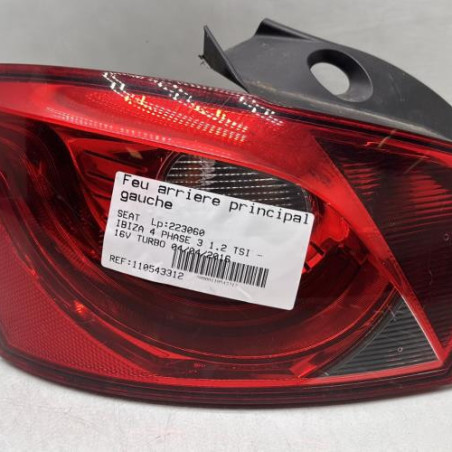 Feu arriere principal gauche (feux) SEAT IBIZA 4 Photo n°1