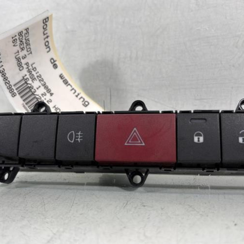 Bouton de warning PEUGEOT BOXER 3 Photo n°2