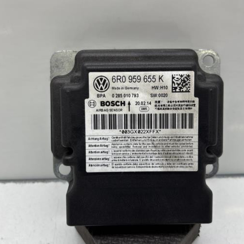 Boitier air bag VOLKSWAGEN POLO 5 Photo n°1
