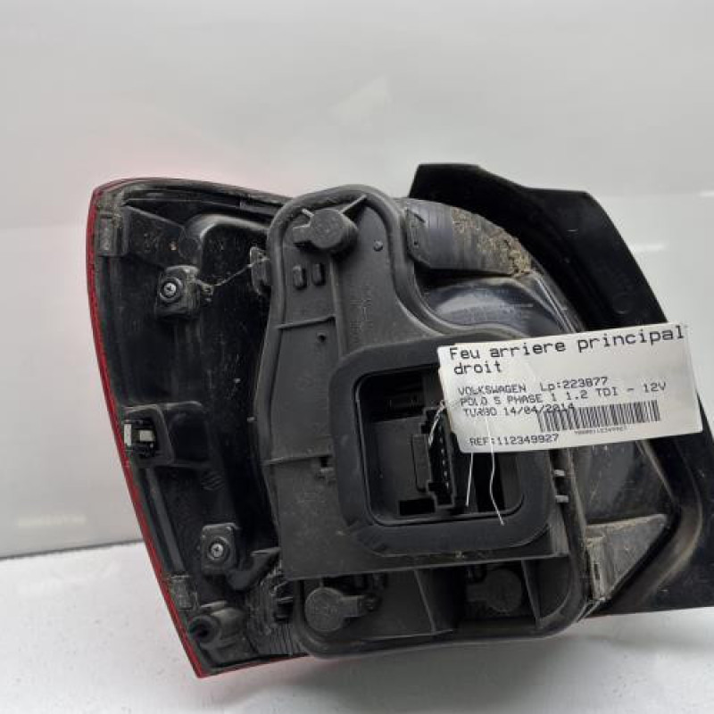 Feu arriere principal droit (feux) VOLKSWAGEN POLO 5 Photo n°5